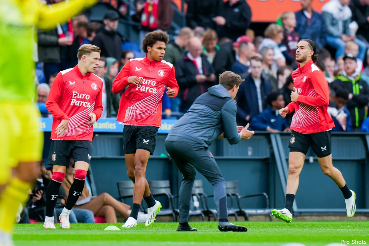 Opstelling Feyenoord: Stengs start in de basis