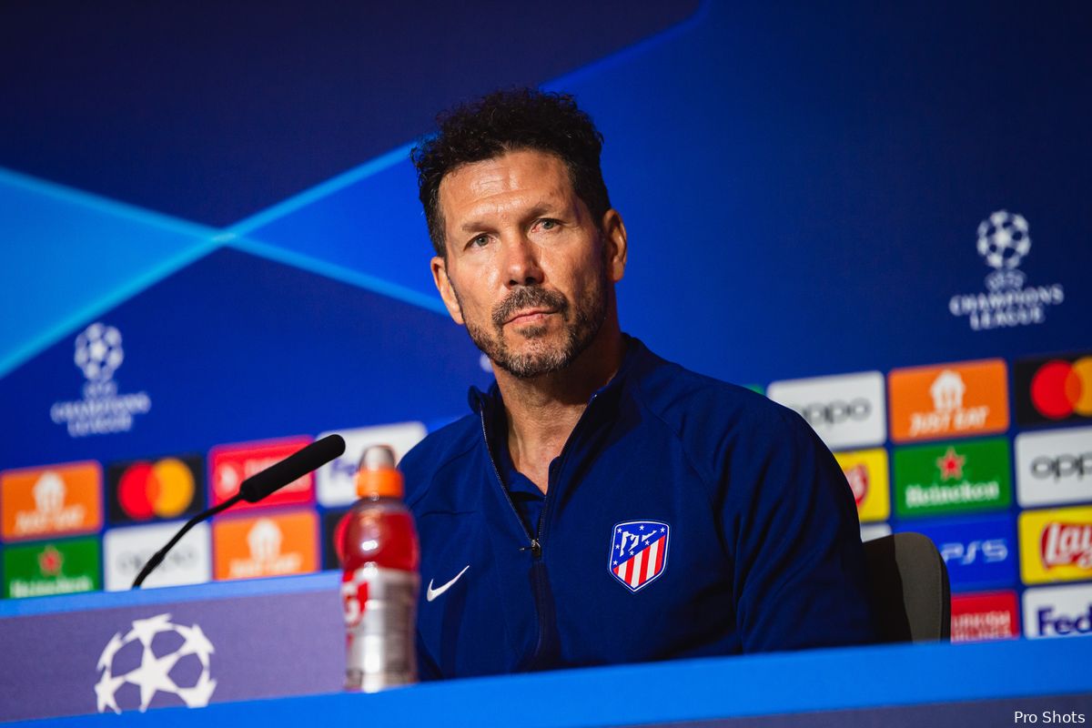 Simeone over Feyenoord: ''Snelle en dynamische tegenstander''