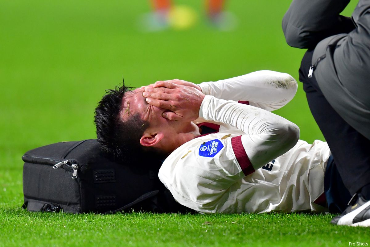 Lozano mist wedstrijd tegen Feyenoord vanwege blessure
