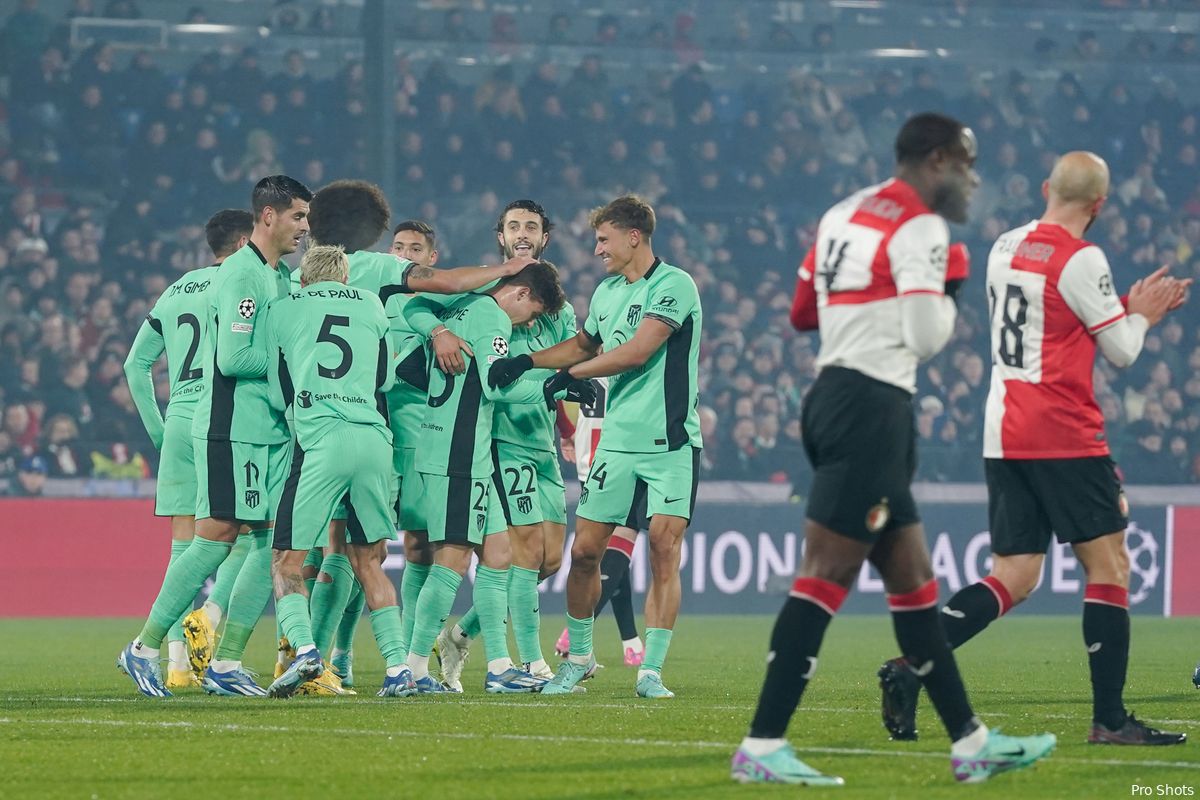 Champions League-droom voorbij na nederlaag tegen Atlético