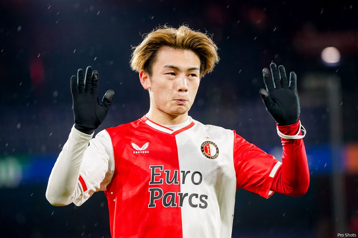 Ueda keert woensdag terug in wedstrijdselectie Feyenoord