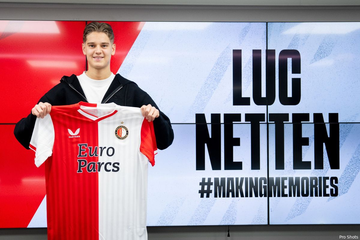 Feyenoord neemt Luc Netten transfervrij over van N.E.C.