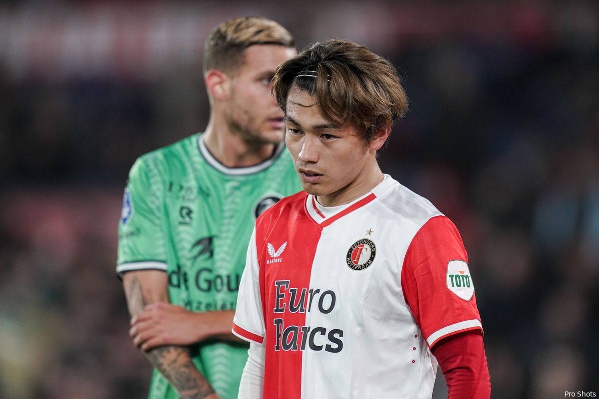Slot gelooft in Ueda: ''Hij gaat zijn goals maken voor Feyenoord''