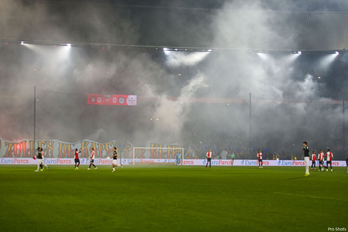 Feyenoord gestraft: vakken X, R, S en T gesloten tegen Excelsior