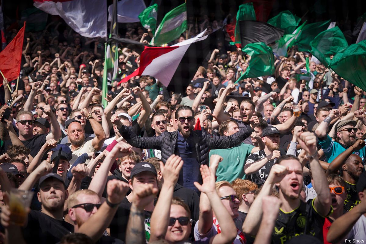 Fraai gebaar supporters Go Ahead Eagles na bekerwinst Feyenoord