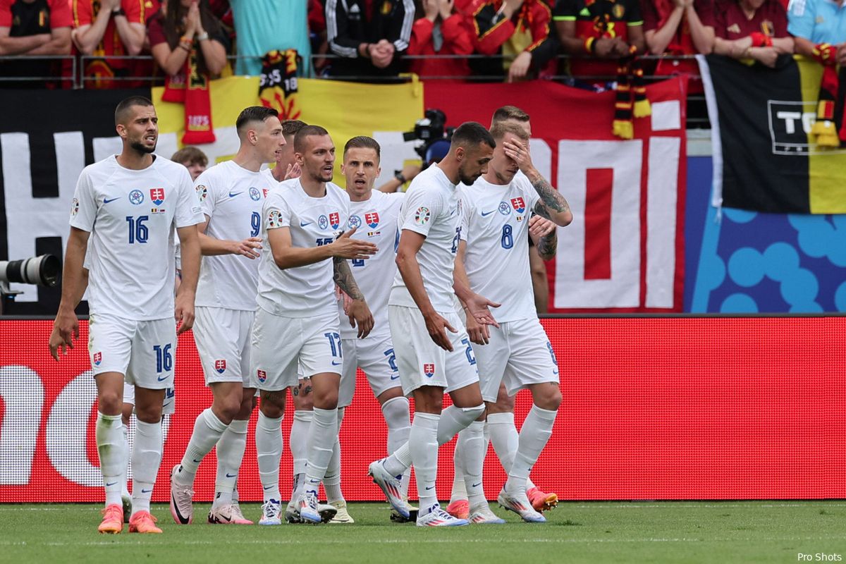 Hancko in de basis tijdens EK-duel tegen België