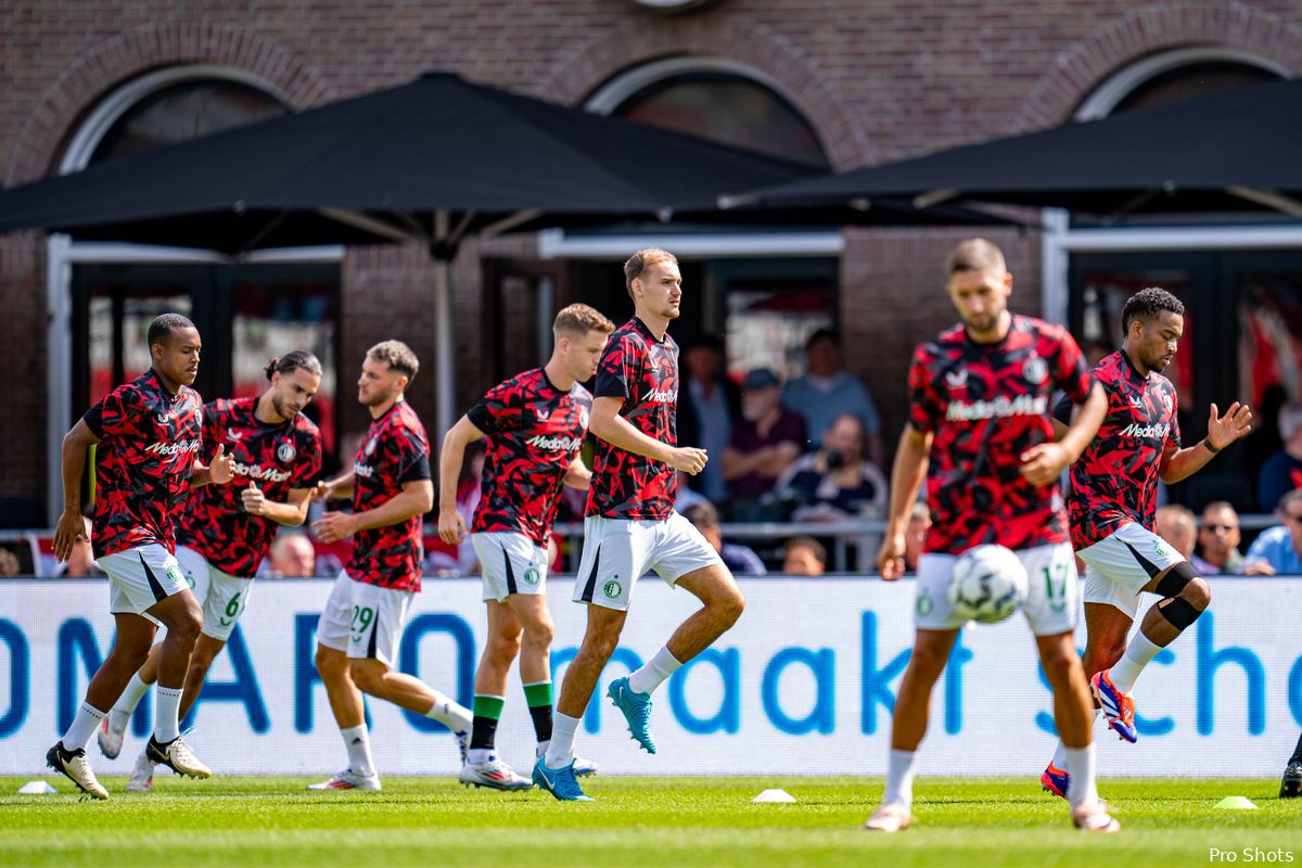 Opstelling Feyenoord: Bueno, Nieuwkoop en Milambo ontbreken