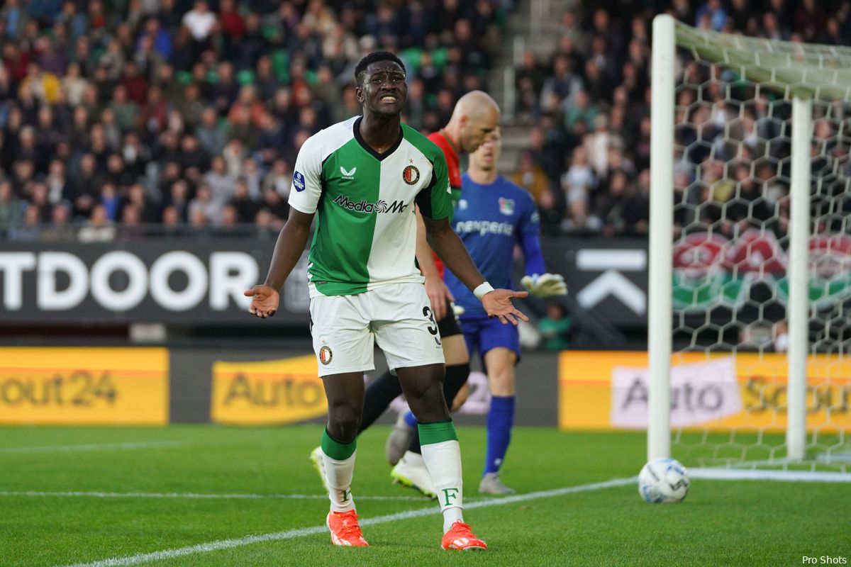 Weer gelijkspel voor ongeïnspireerd Feyenoord in matig duel met NEC