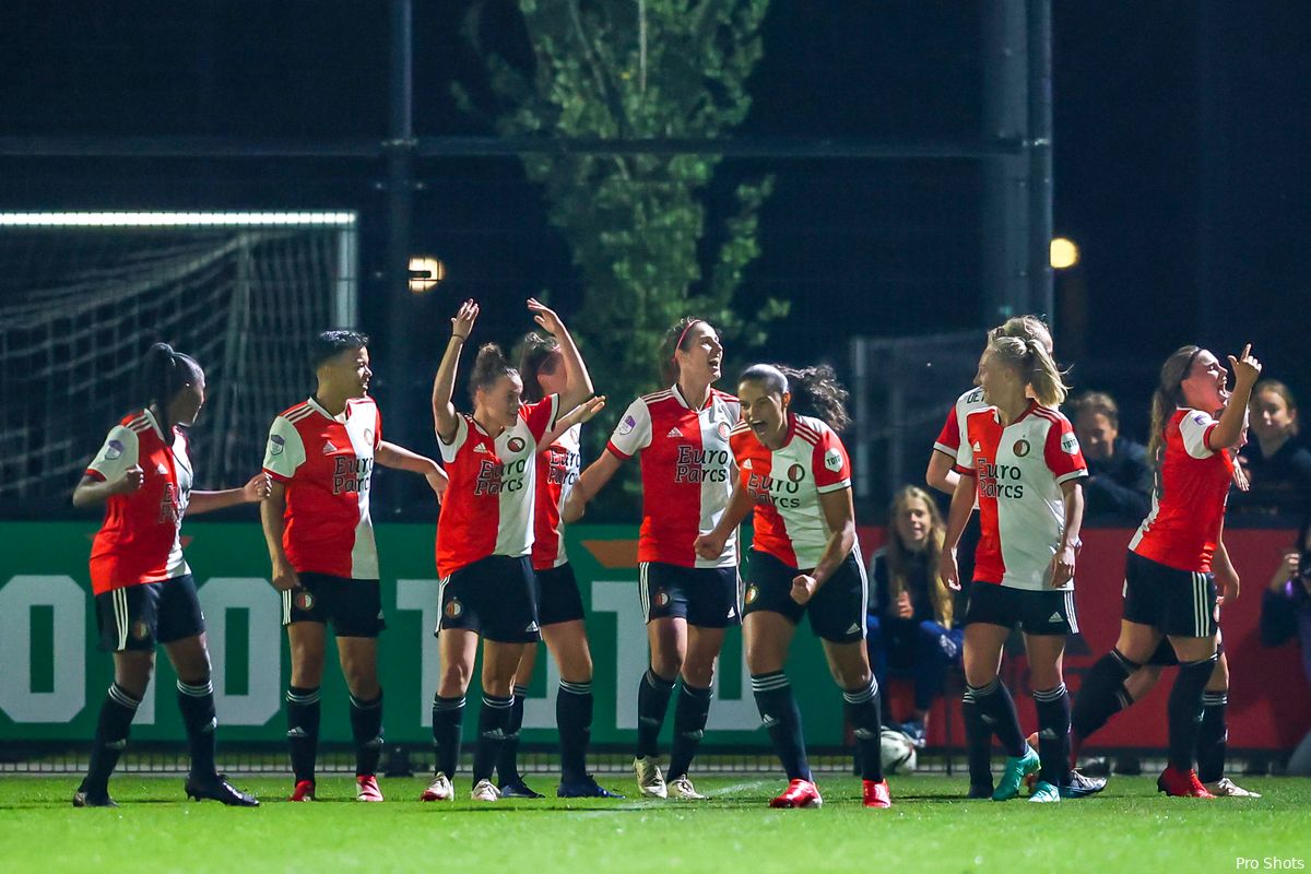 Feyenoord V1 hervat competitie met zwaarbevochten zege