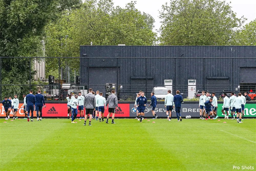 Slot is met Feyenoord begonnen aan de eerste training (foto's)
