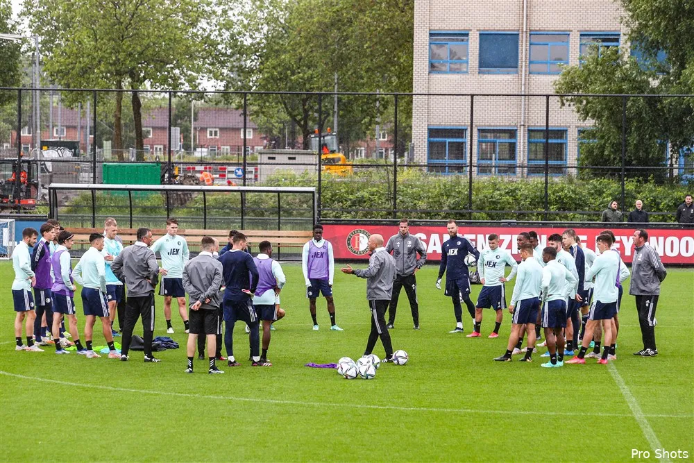 Slot is met Feyenoord begonnen aan de eerste training (foto's)