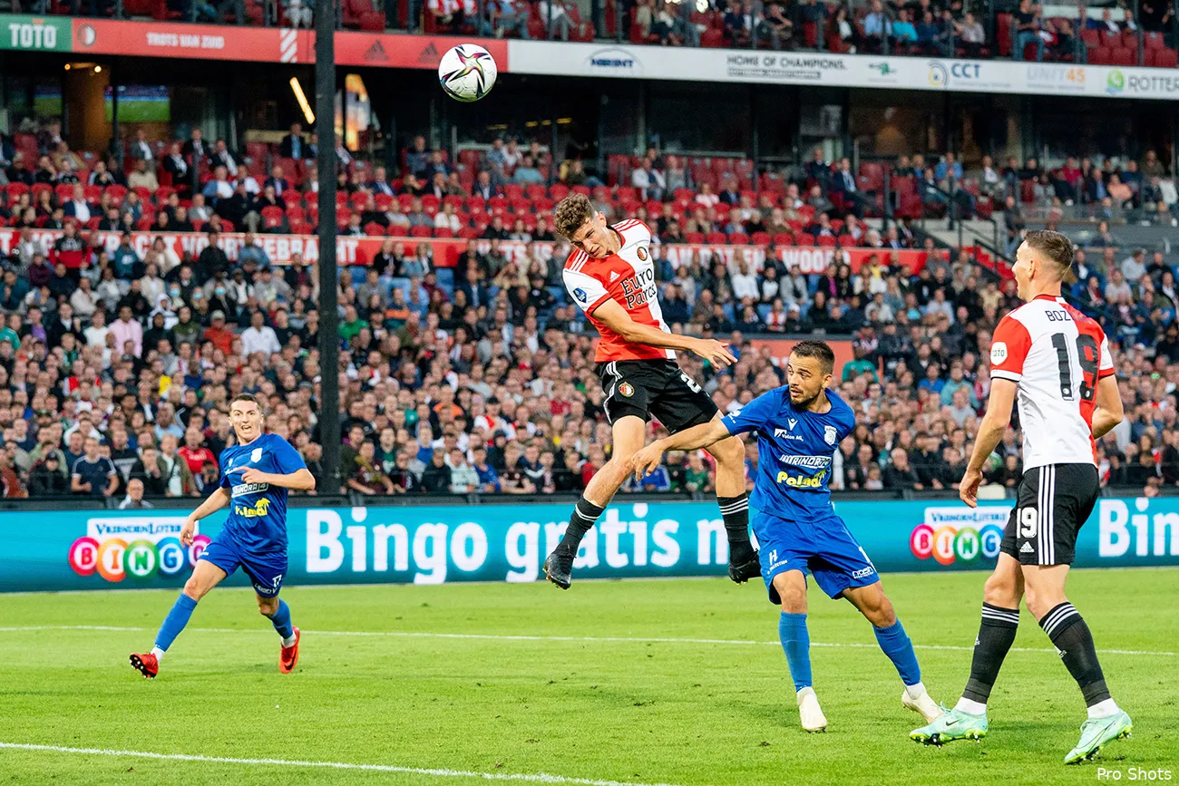 Guus Til met hattrick belangrijk voor Feyenoord tegen FC Drita