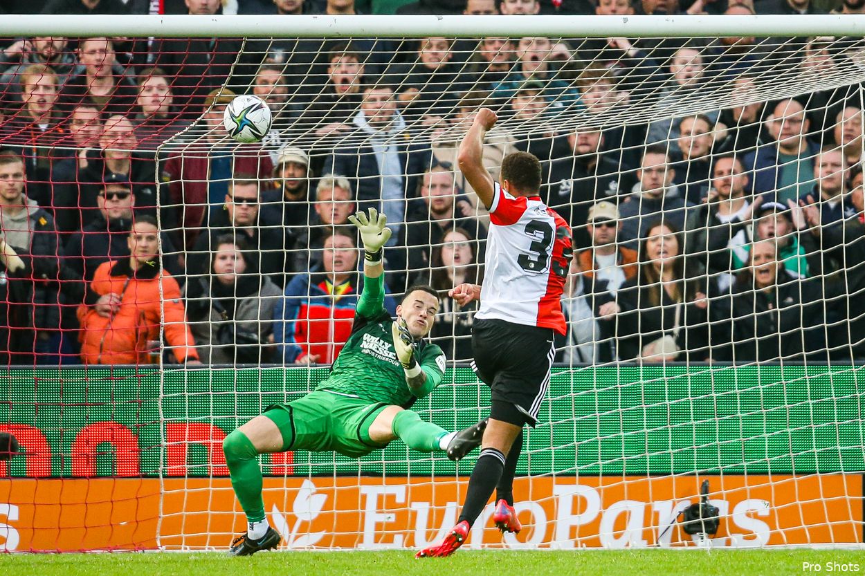 Feyenoord speelt teleurstellend gelijk tegen RKC Waalwijk