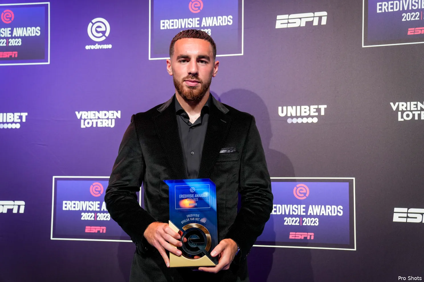Kökcü uitgeroepen tot Eredivisie Speler van het Jaar 2022/'23