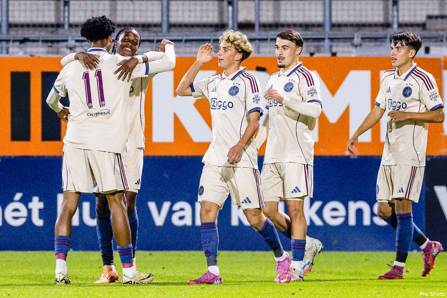 Kayden Wolff Don O'Niel Thijmen Romers Ethan Butera Damian van der Vaart Jong Ajax RKC Waalwijk