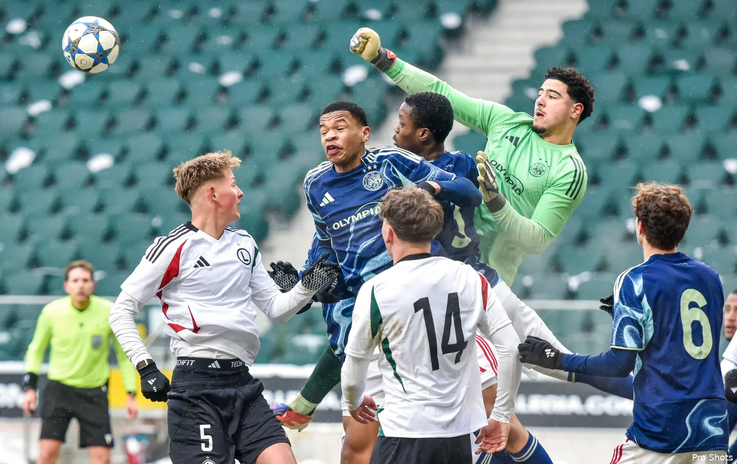 Aymean El Hani Marvyn Muzungu Ajax O19 Legia Warschau Youth League