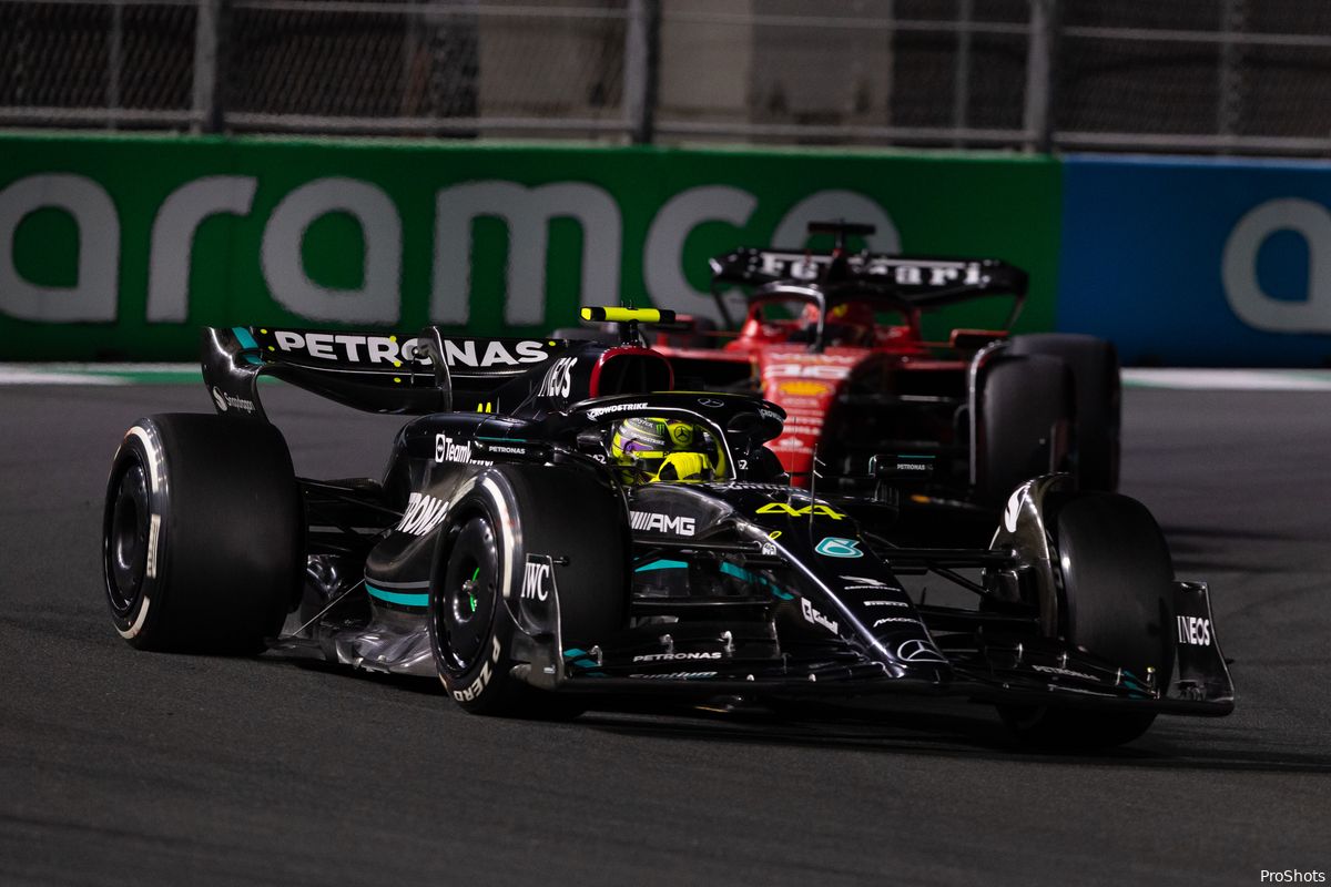 Mercedes en Ferrari strijden in Abu Dhabi om tweede plek: 'Het lot zat ons tegen'