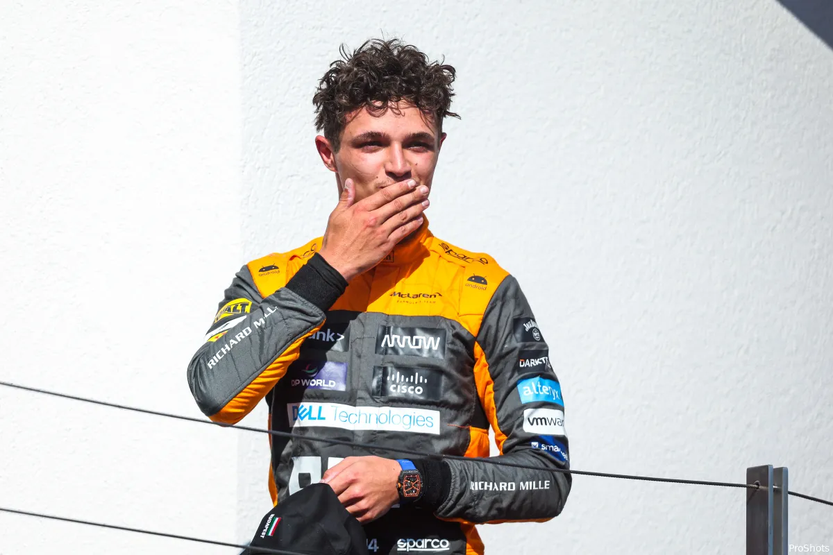 norris mclaren podium gp hongarije 2023