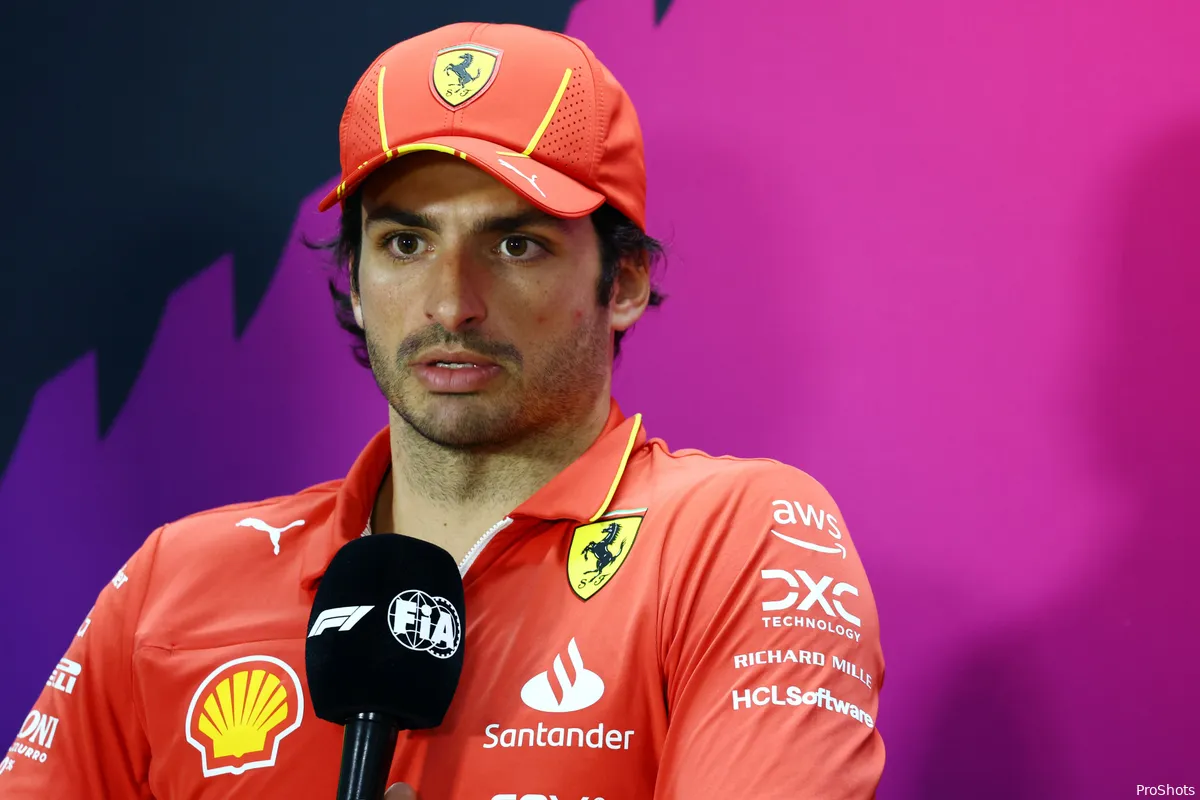 sainz ferrari testdagen bahrein 2024