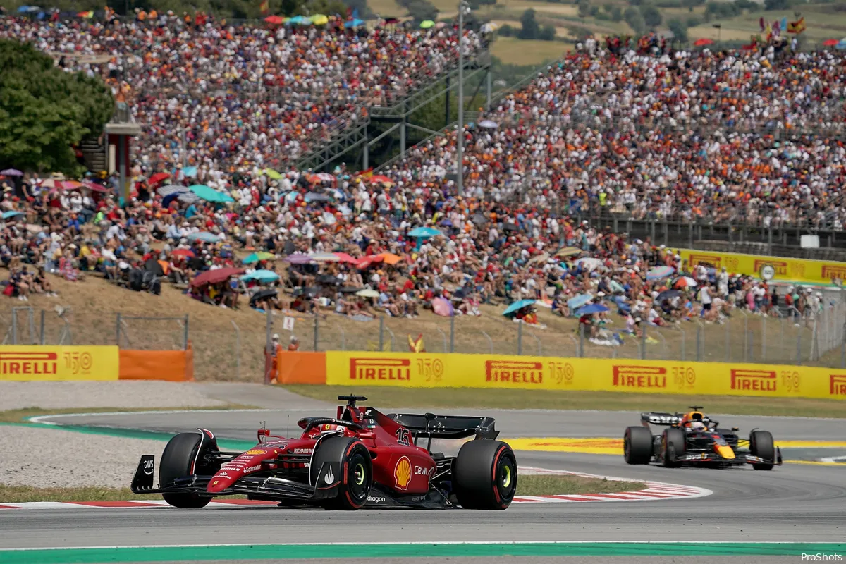 charles leclerc max verstappen spanje 2022