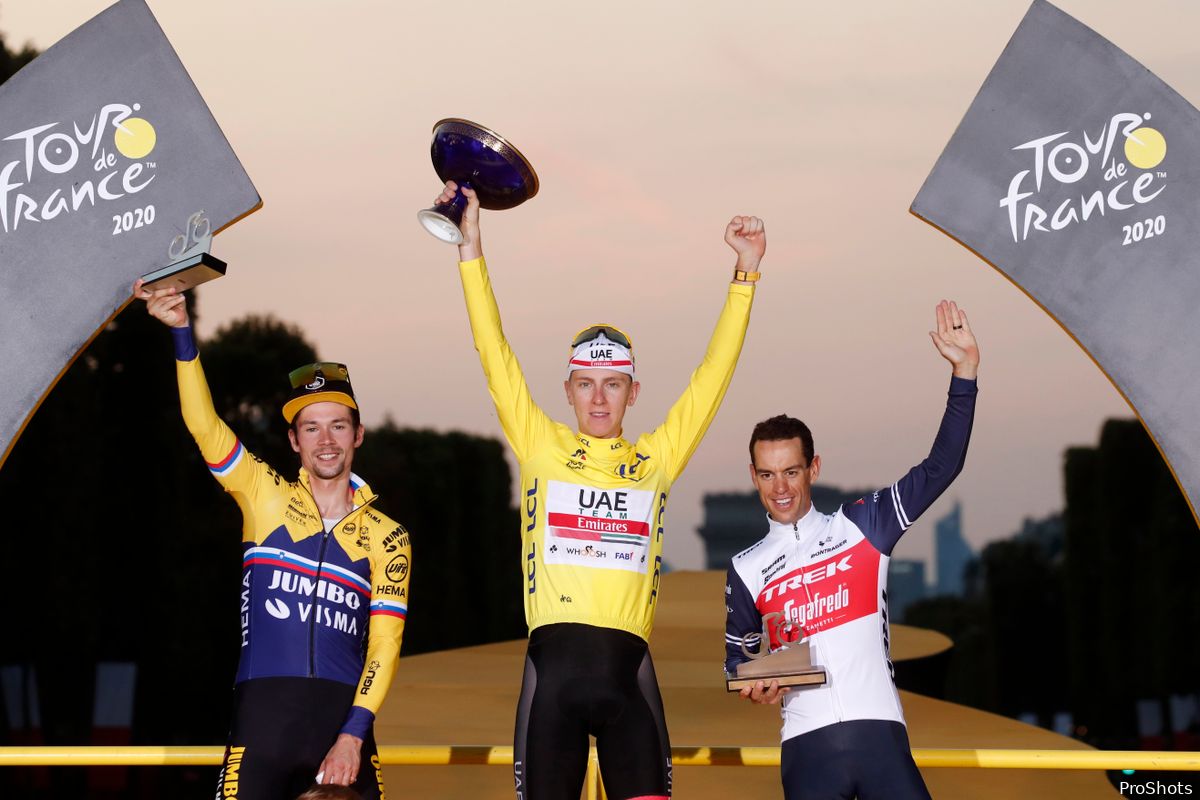 Pogacar en Roglic favorieten voor Tour-winst, Kelderman komt top 10 binnen