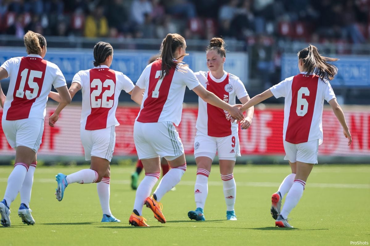 Ajax vrouwen gaan landstitel mislopen op doelsaldo | Vrijdagavond kampioensduel in Amsterdam