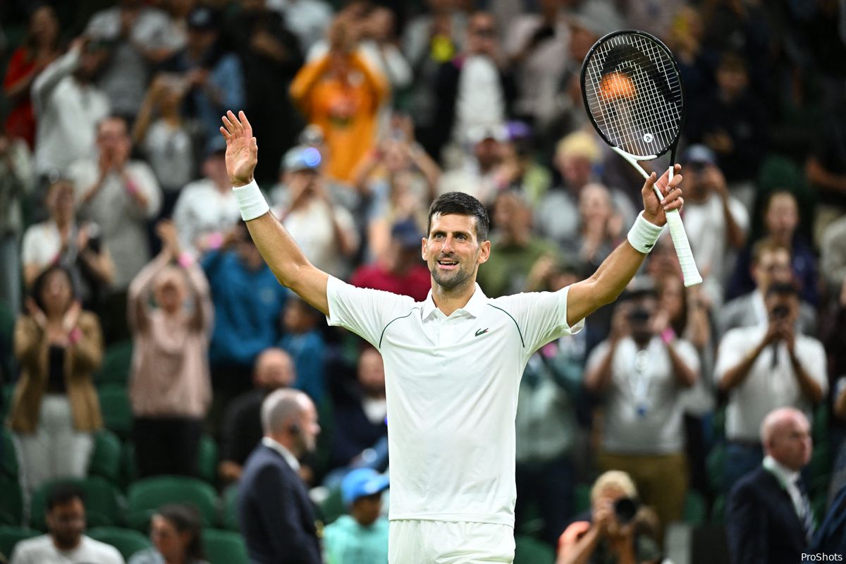 Live kwartfinales Wimbledon |  Djokovic knokt zich in vijf sets naar halve finale