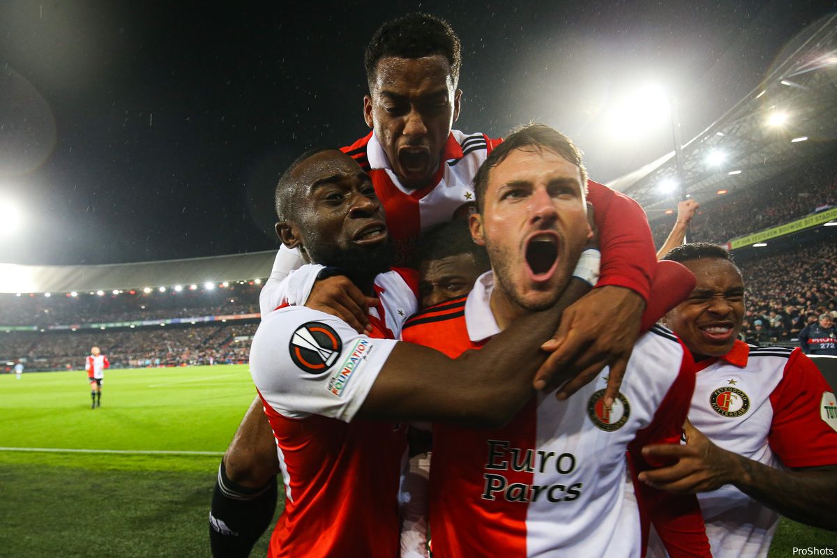 Video | Feyenoord geeft Shakhtar ongekend pak slaag en bereikt kwartfinales Europa League