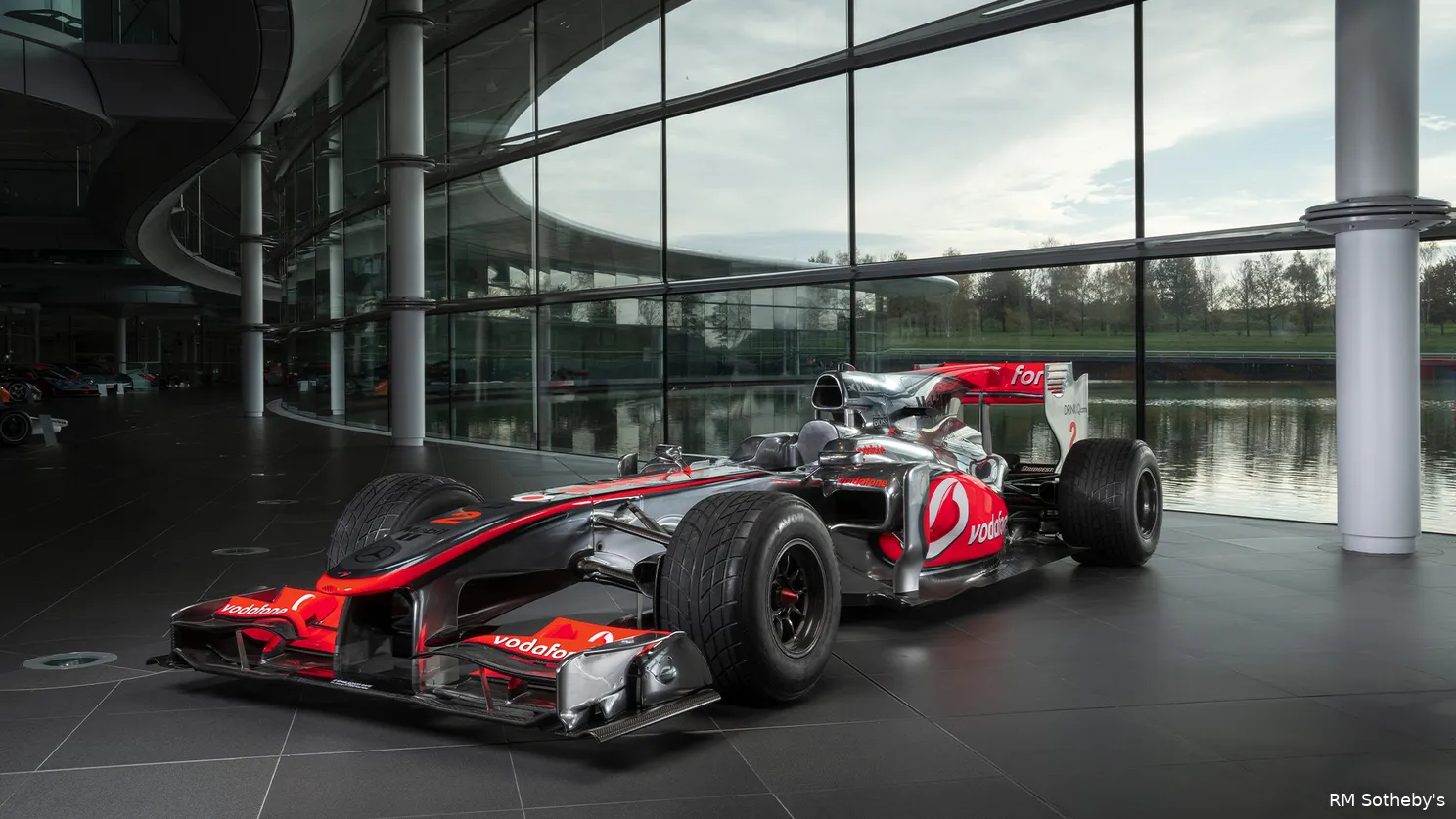 Lewis Hamilton McLaren MP4 25 for auction front tq