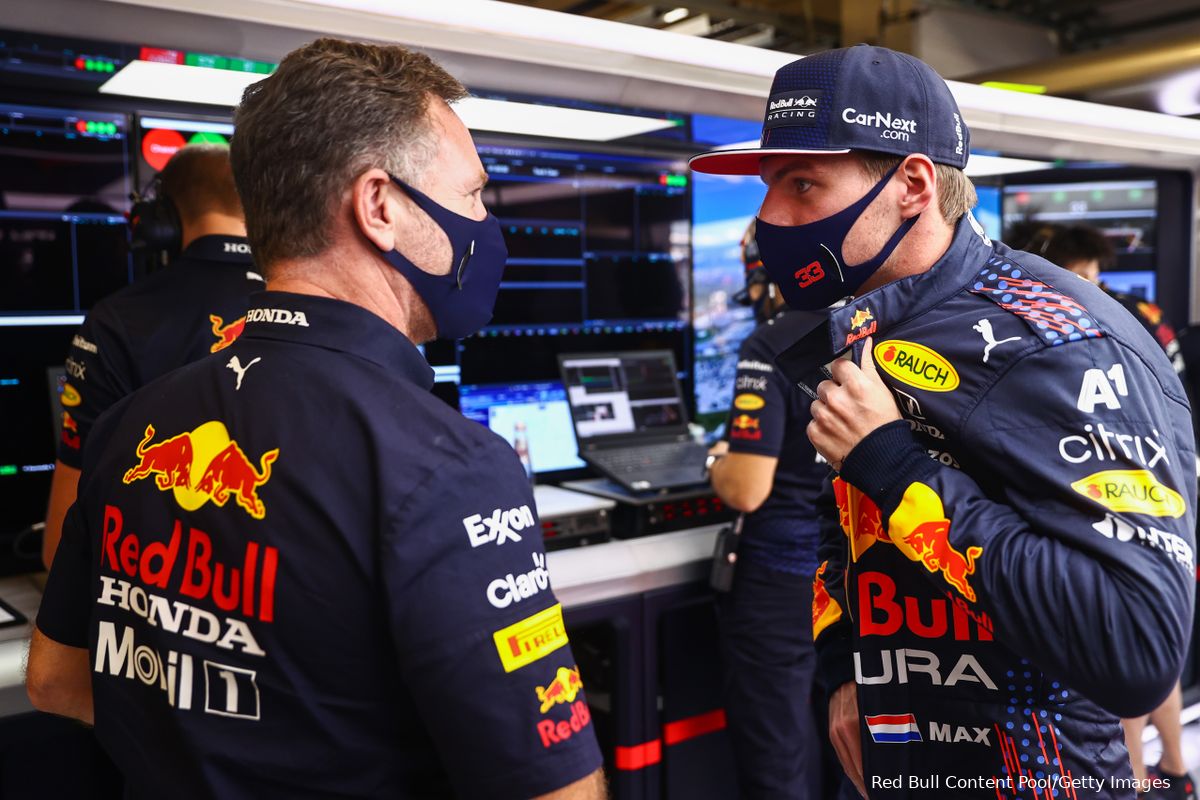 Verstappen en Horner leggen uit wat er aan de hand was met de Red Bull-achtervleugel
