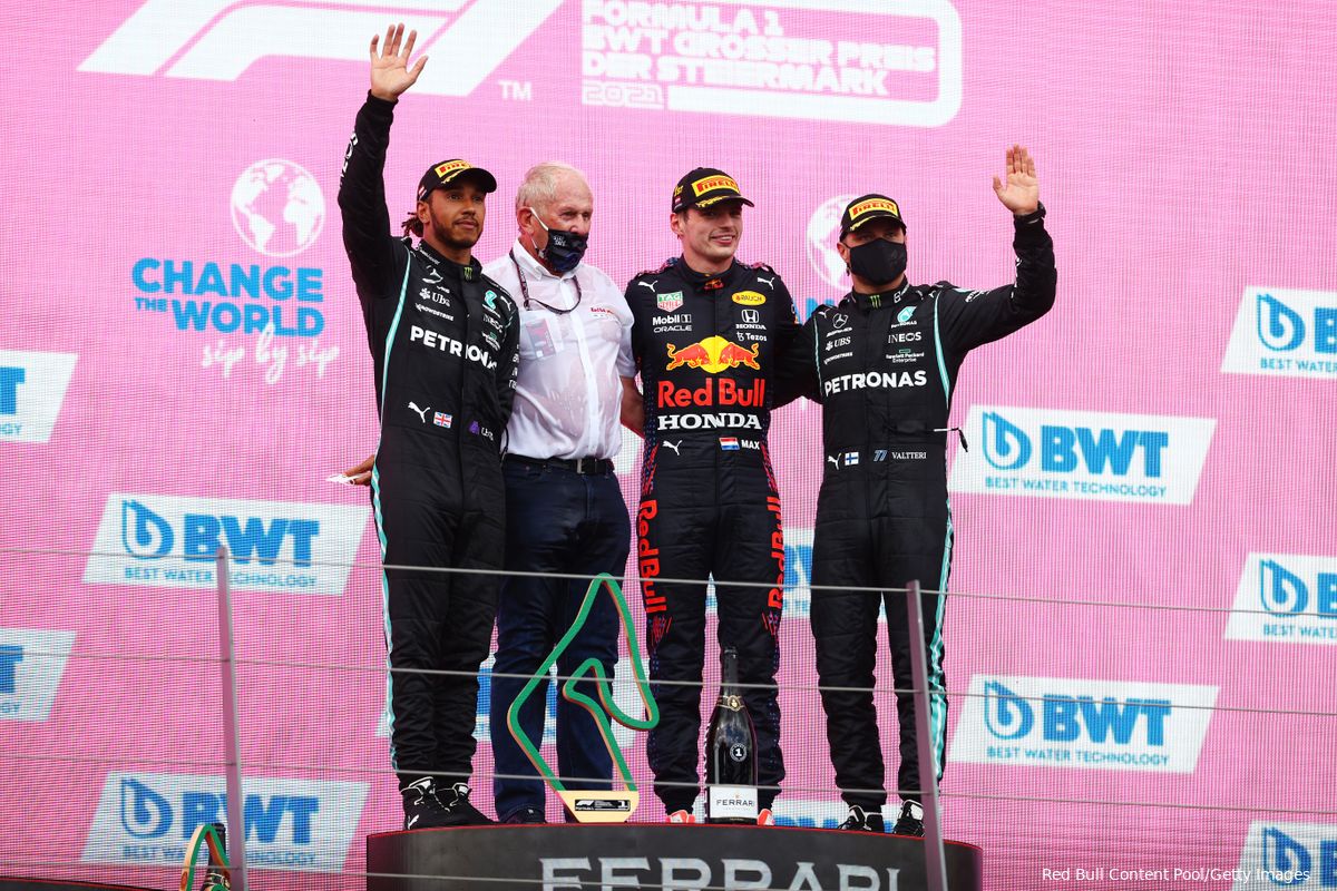 Marko geniet van verslaan Mercedes door Verstappen: 'Na zeven jaar dominantie'