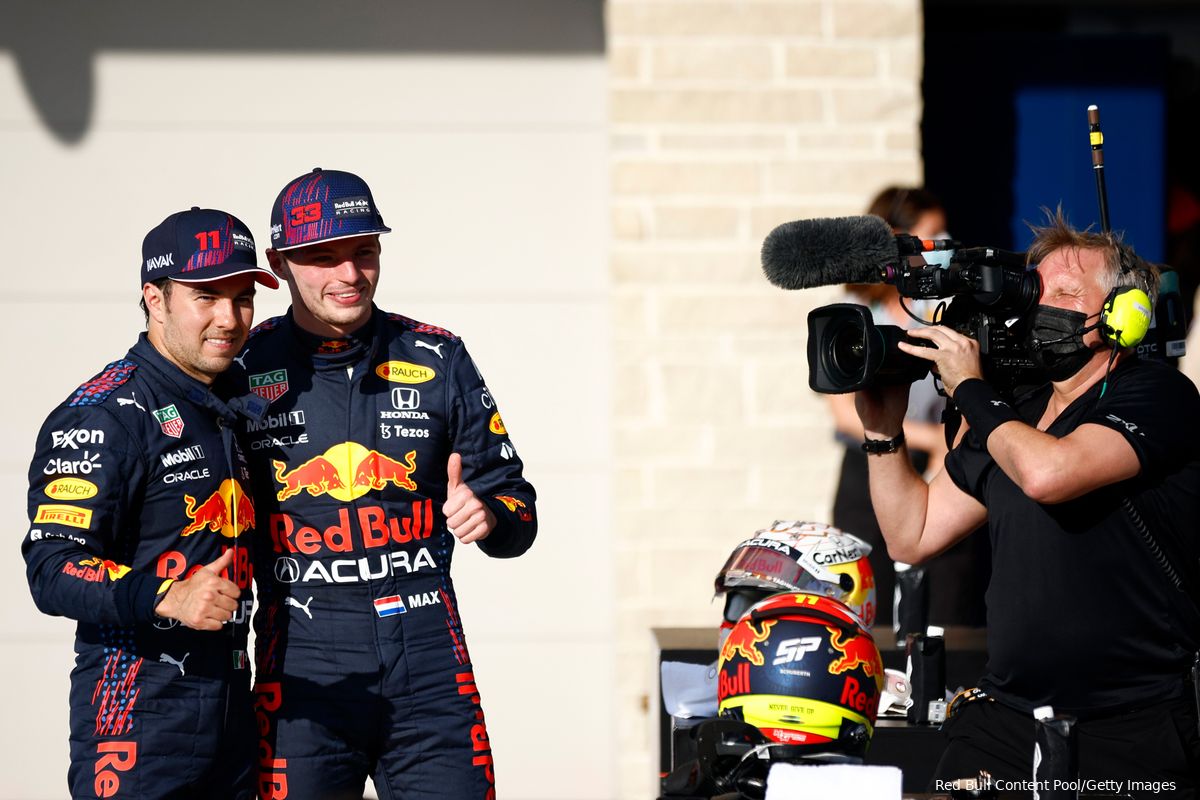 Verstappen weigert van 'nummer twee' te spreken binnen Red Bull: 'Zo noem ik het liever niet'