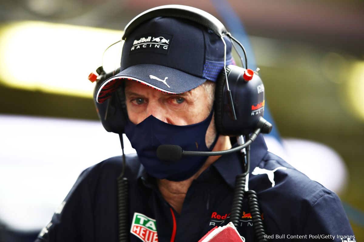 Newey tevreden met overwinning Verstappen: 'Ik ben eerlijk gezegd best verrast'