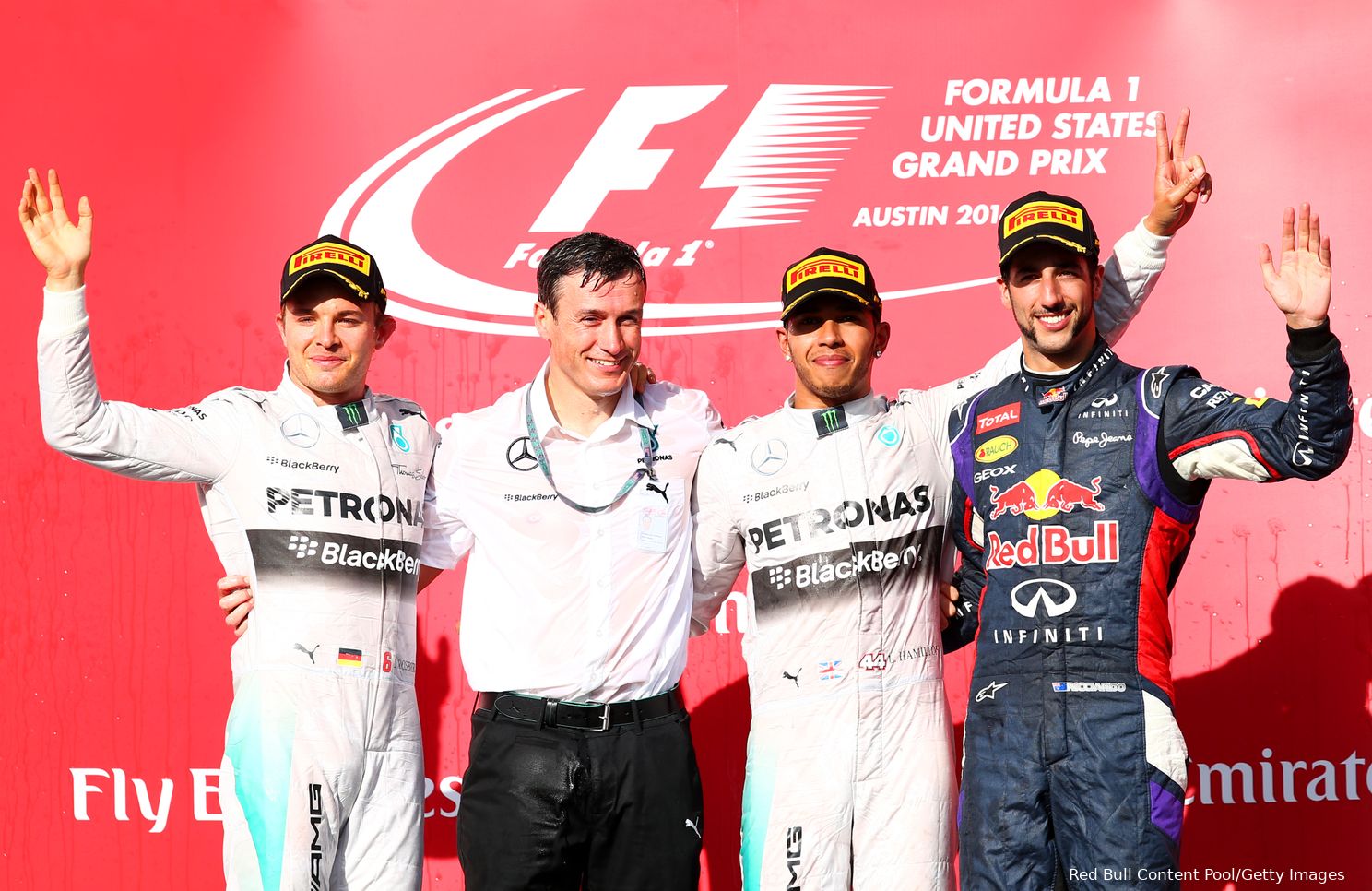 Welke podiumtrio's zijn het meest voorgekomen in de Formule 1?