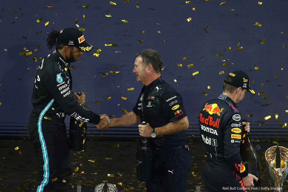 Horner: 'Overstap Hamilton naar Red Bull niet mogelijk'