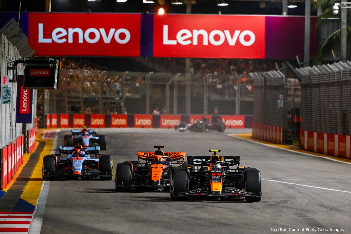 Tussenstand in F1-kampioenschappen na Grand Prix van Singapore 2023