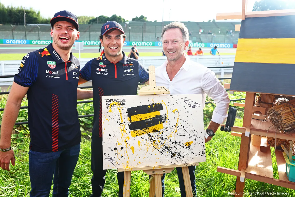 F1-coureurs steunen massaal op Suzuka 'bezige bij Seb' Vettel