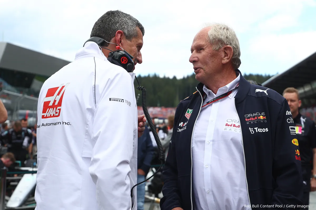 Marko reageert op ontslag Guenther Steiner bij Haas: 'zichzelf geslachtofferd'