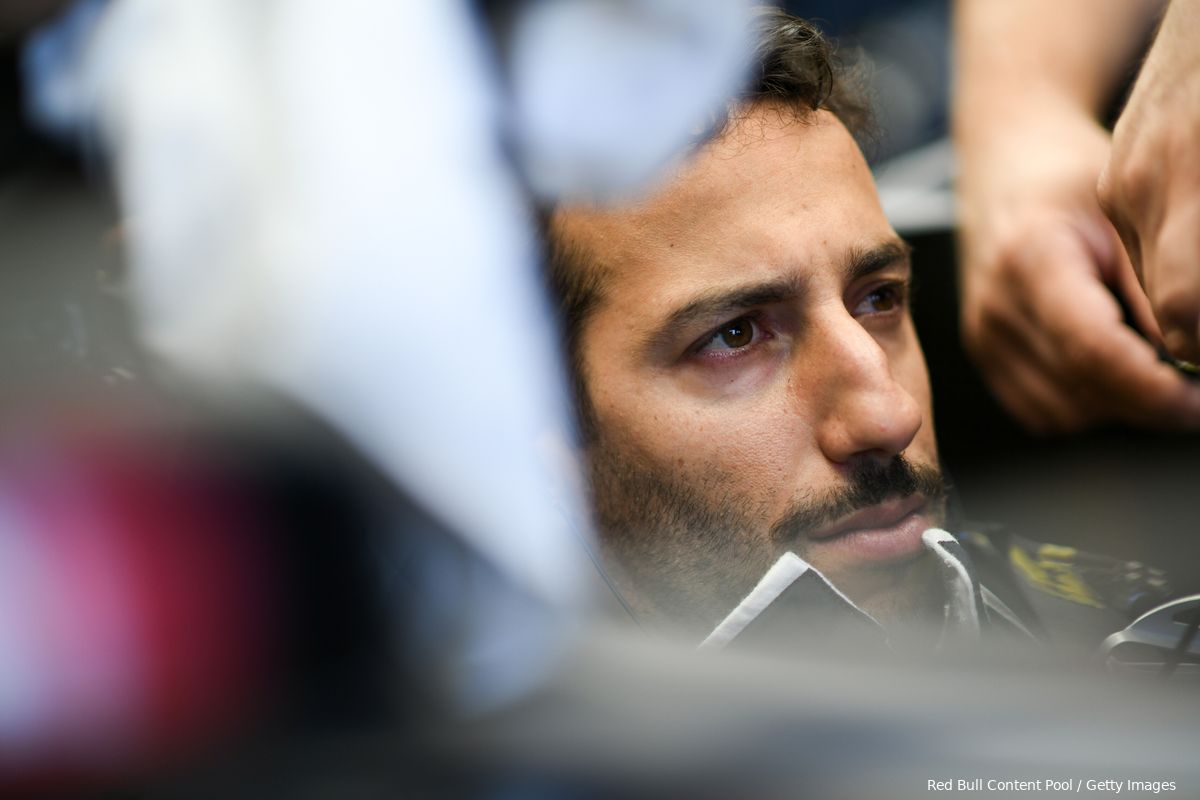 Ricciardo in ongeloof na beslissing stewards: ‘Dat heeft mijn race compleet verpest'