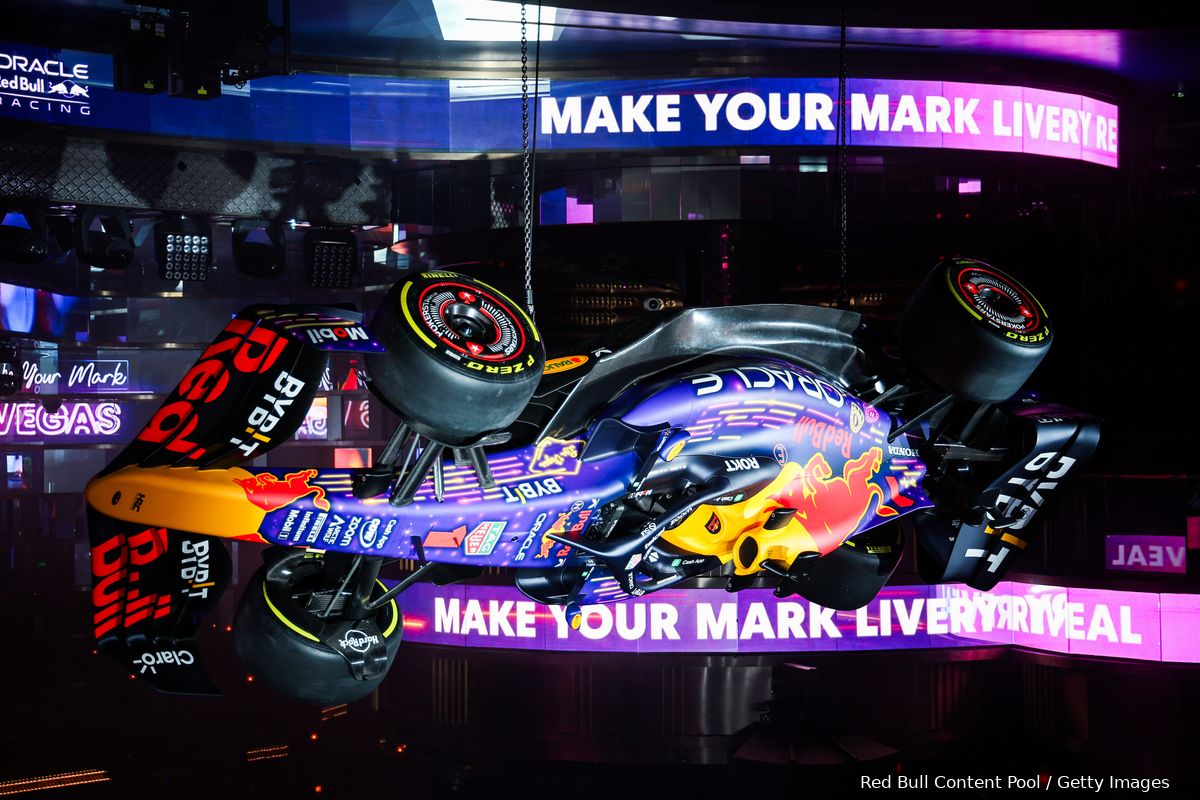 Red Bull Racing onthult speciale livery voor Grand Prix van Las Vegas