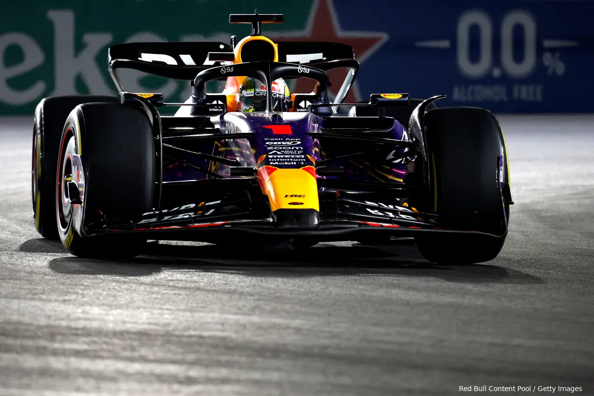 'Verstappen gebruikte kart-techniek tijdens Las Vegas Grand Prix'