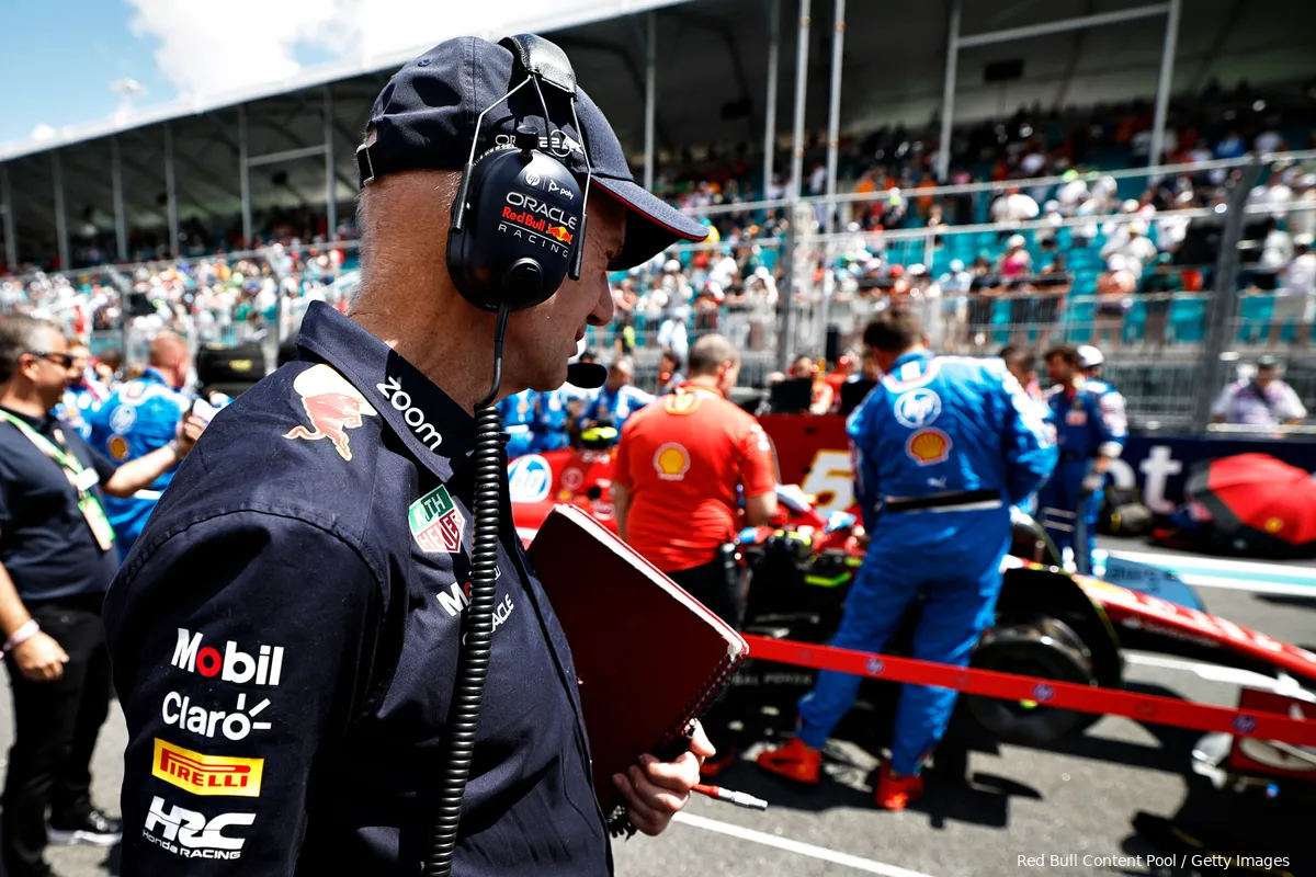 Adrian Newey erkent wens om in F1 terug te keren na sabbatical