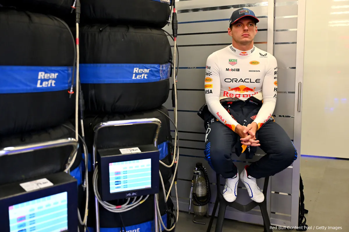 max verstappen bakoe 2024 zaterdag 1 boos 13