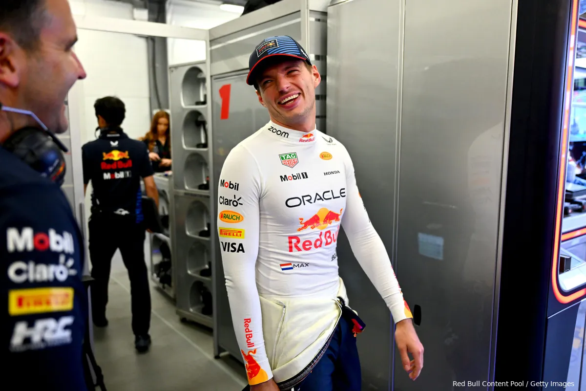 max verstappen bakoe 2024 zaterdag 12 lach