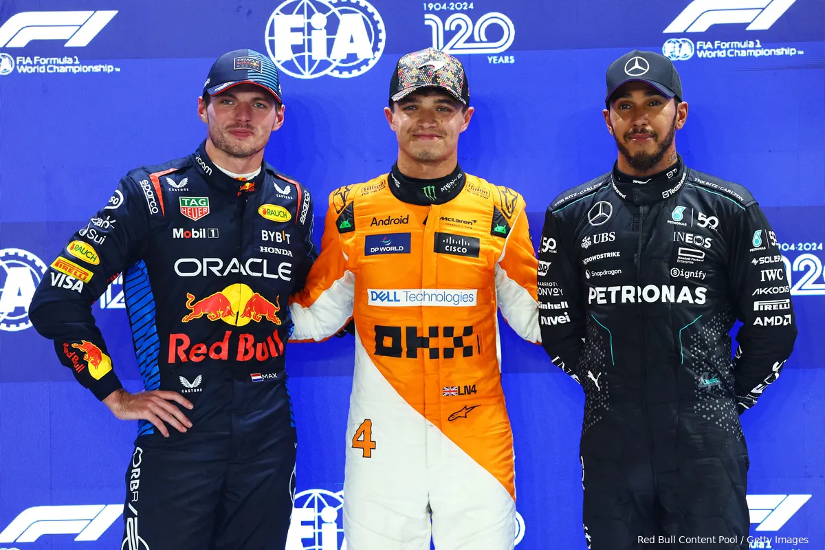 max verstappen lando norris lewis hamilton kwalificatie singapore