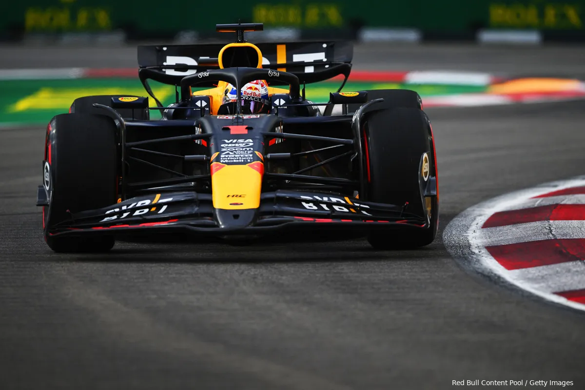 max verstappen rb20 red bull racing singapore zaterdag 12