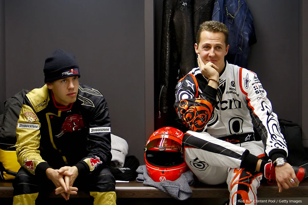 michael schumacher sebastian vettel