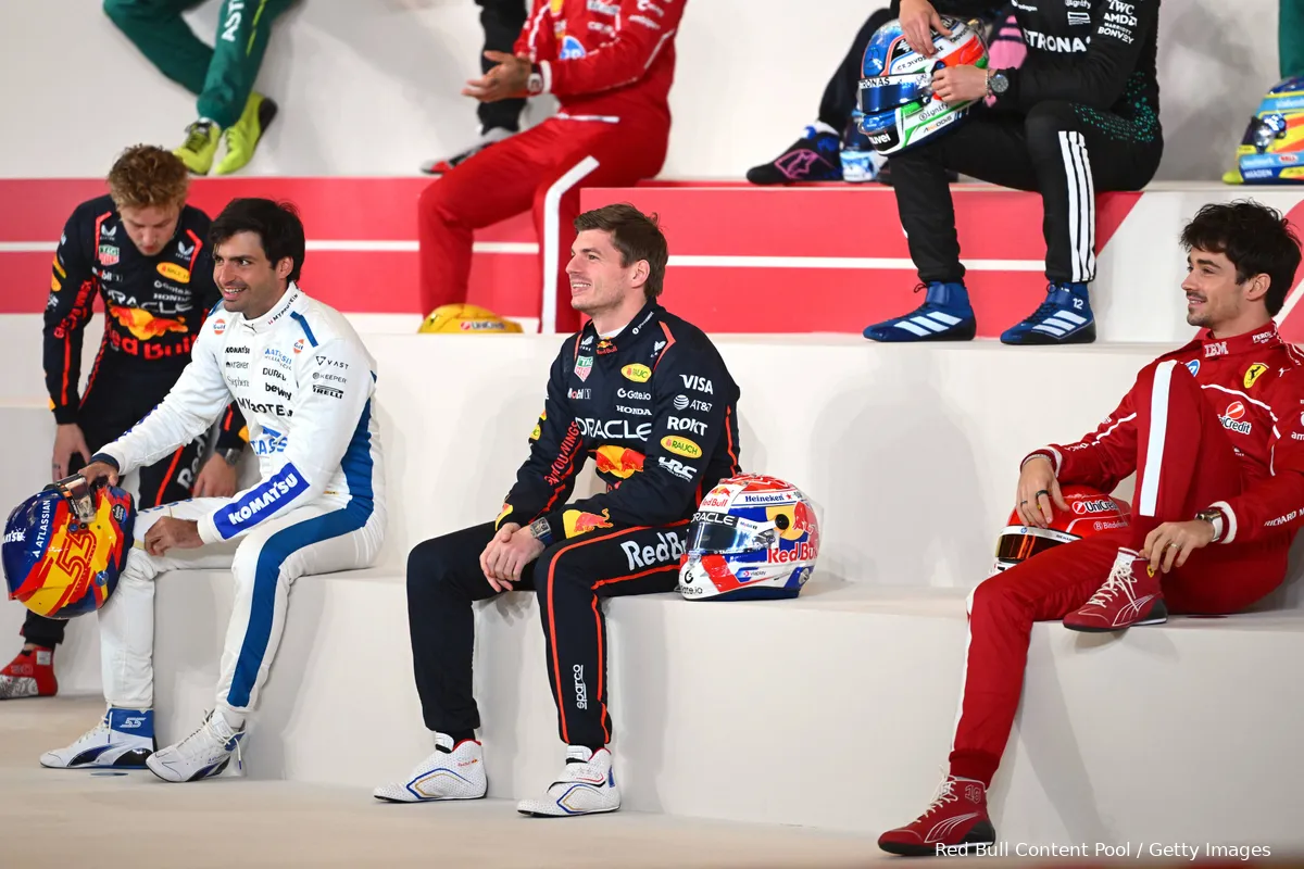 max verstappen carlos sainz charles leclerc liam lawson 1