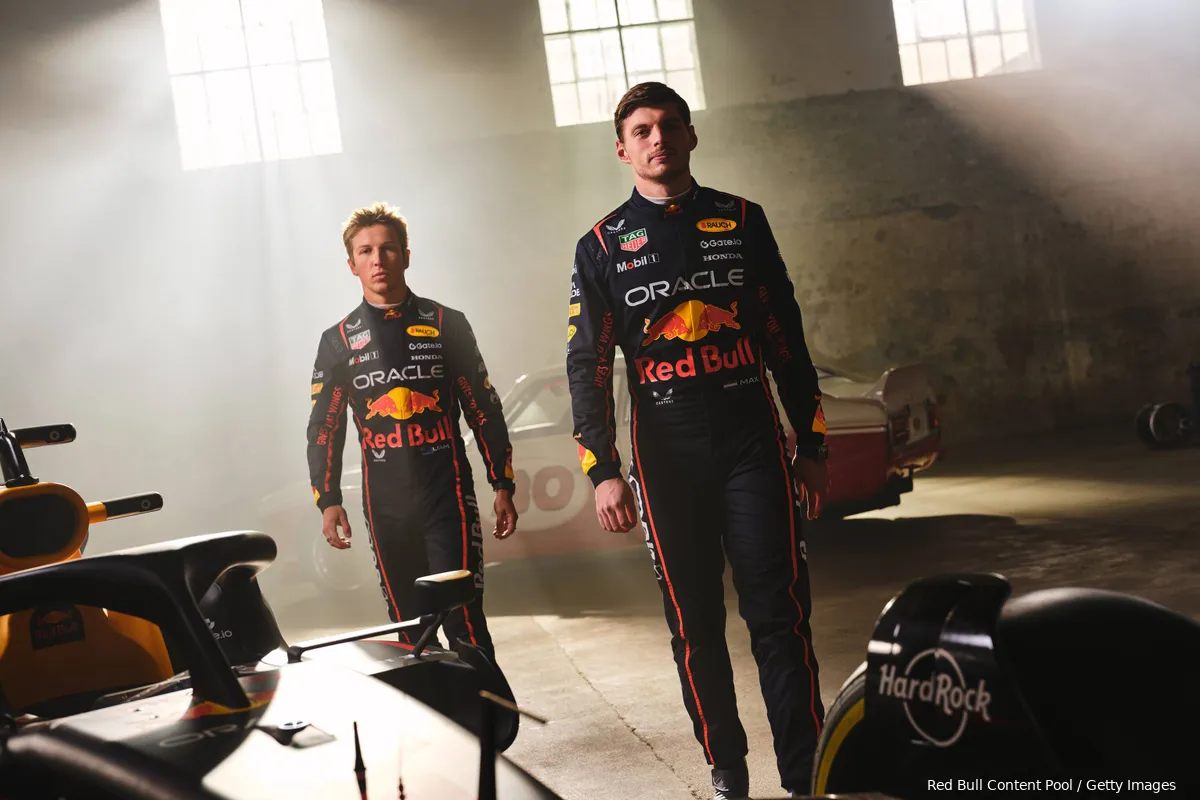 red bull racing launch 2025 o2 max verstappen liam lawson 12