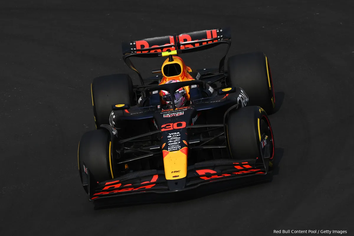 liam lawson red bull racing china rb21 zondag 1